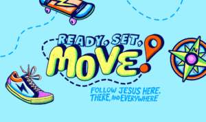 Orange VBS Theme Reveal 2023: Ready, Set, Move!